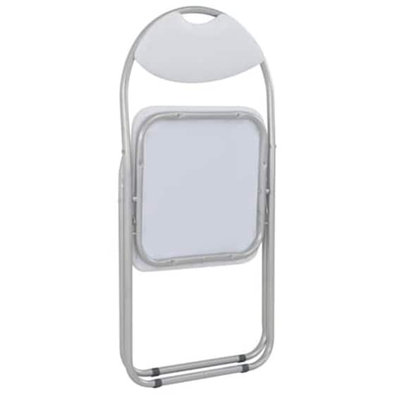 Καρέκλες Τραπεζαρίας Vidaxl από Συνθετικό Δέρμα Πτυσσόμενες 6 Τμχ - Λευκές image 5