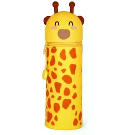 Κασετίνα Βαρελάκι Legami Σιλικόνης 2 in 1 Kawaii Giraffe