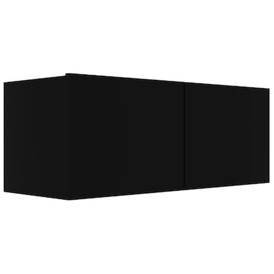 Έπιπλα Τηλεόρασης VidaXLΜοριοσανίδα  6 Τμχ  100x30x30 cm - Μαύρο image 4
