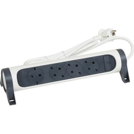Πολύπριζο Legrand Surgearrest 4 θέσεων Rotating 1.5m - White/Grey