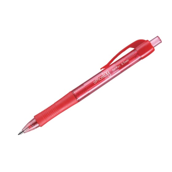 Στυλό Gel Office Log Clip & Grip 0.7 mm Κόκκινο image 0