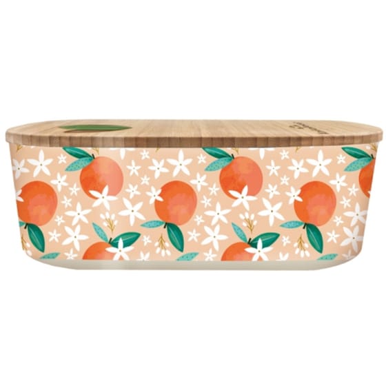 Φαγητοδοχείο Bioloco Oranges Πλαστικό 18x9.5x6cm Καφέ image 0