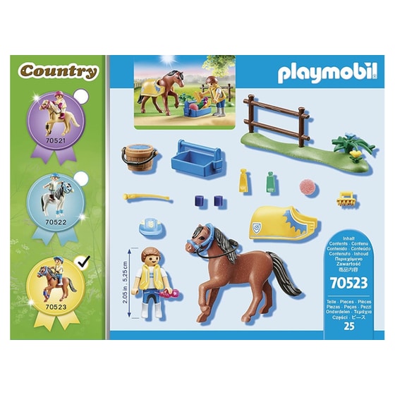 PLAYMOBIL® Country Αναβάτης με Welsh πόνυ (70523) image 3