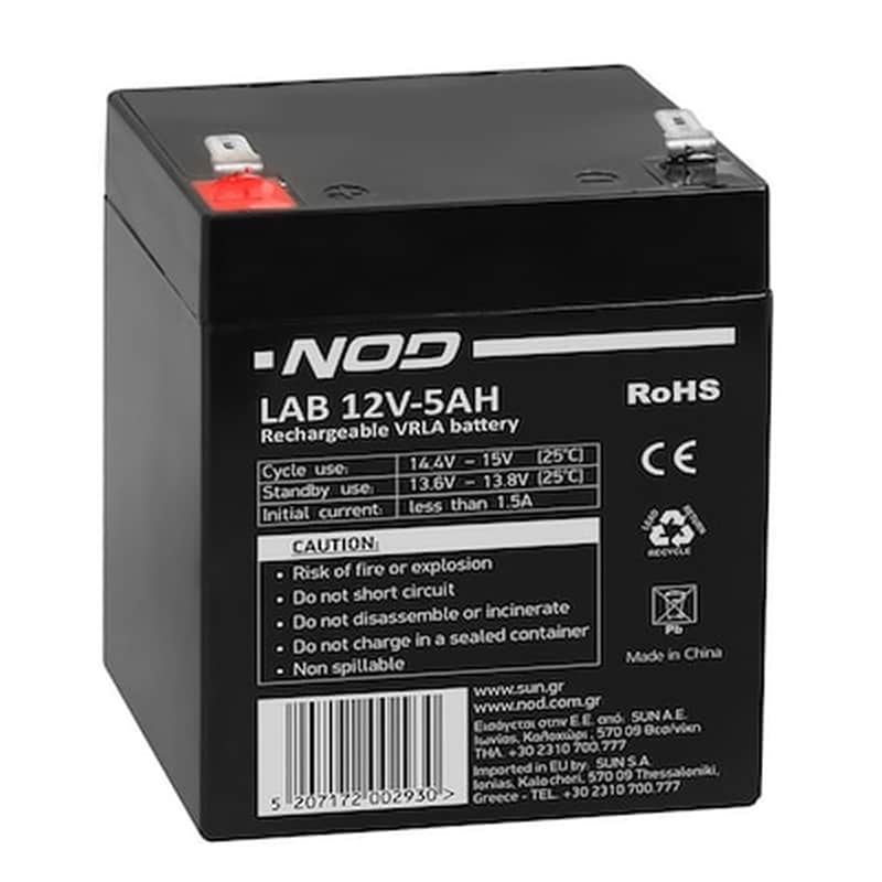 Nod Lab 12v5ah Lead Acid Battery