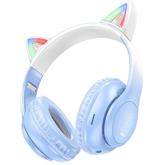Hoco W42 Cat Ears Παιδικά Ασύρματα Ακουστικά Κεφαλής - Μπλε image 0