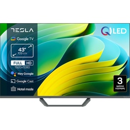 Tesla QLED 43" Full HD Google TV Τηλεόραση Q43E665GFS