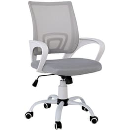 Καρέκλα Γραφείου Woodwell BF2101 - S από Ύφασμα Μesh - Γκρι