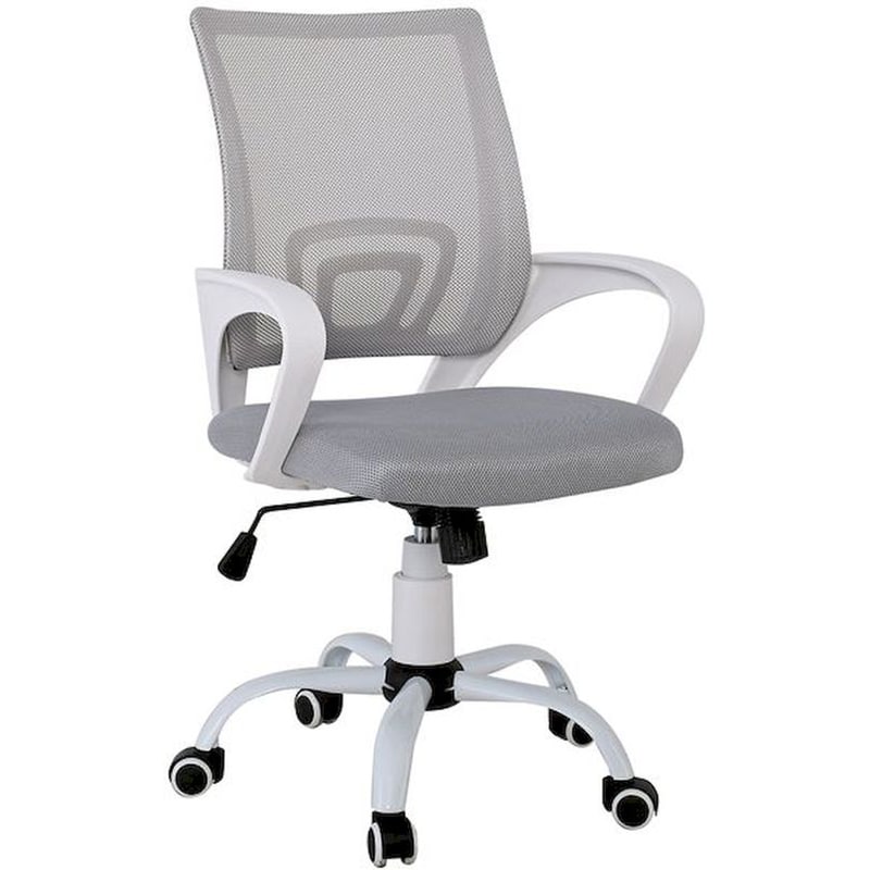 Καρέκλα Γραφείου Woodwell BF2101 - S από Ύφασμα Μesh - Γκρι