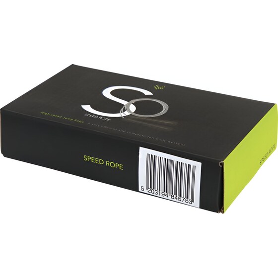 Σχοινάκι Γυμναστικής Amila Speed Rope 84575 300 cm - Ασημί/ Μαύρο image 1