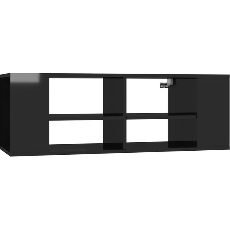 Έπιπλο Τηλεόρασης VidaXL από Μοριοσανίδα 102x35x35cm - Μαύρο