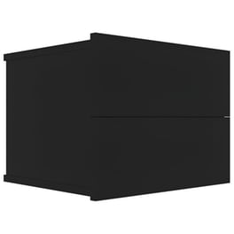 Κομοδίνο Vidaxl Από Μοριοσανίδα 40x30x30 cm - Μαύρο