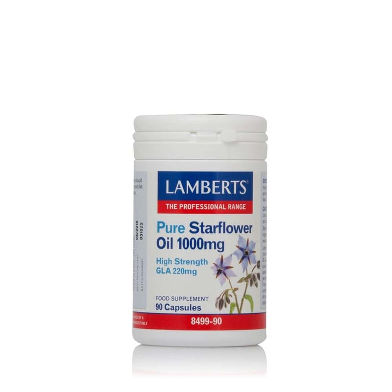 Λιπαρά Οξέα Lamberts Pure Starflower Oil 1000mg - 90 κάψουλες