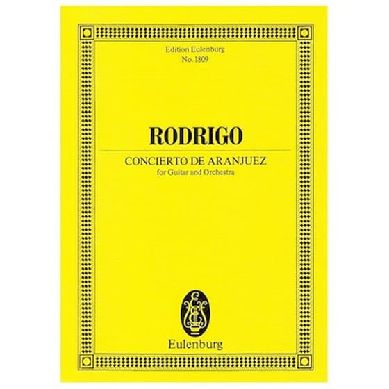 Rodrigo - Concierto De Aranjuez [pocket Score] image 0