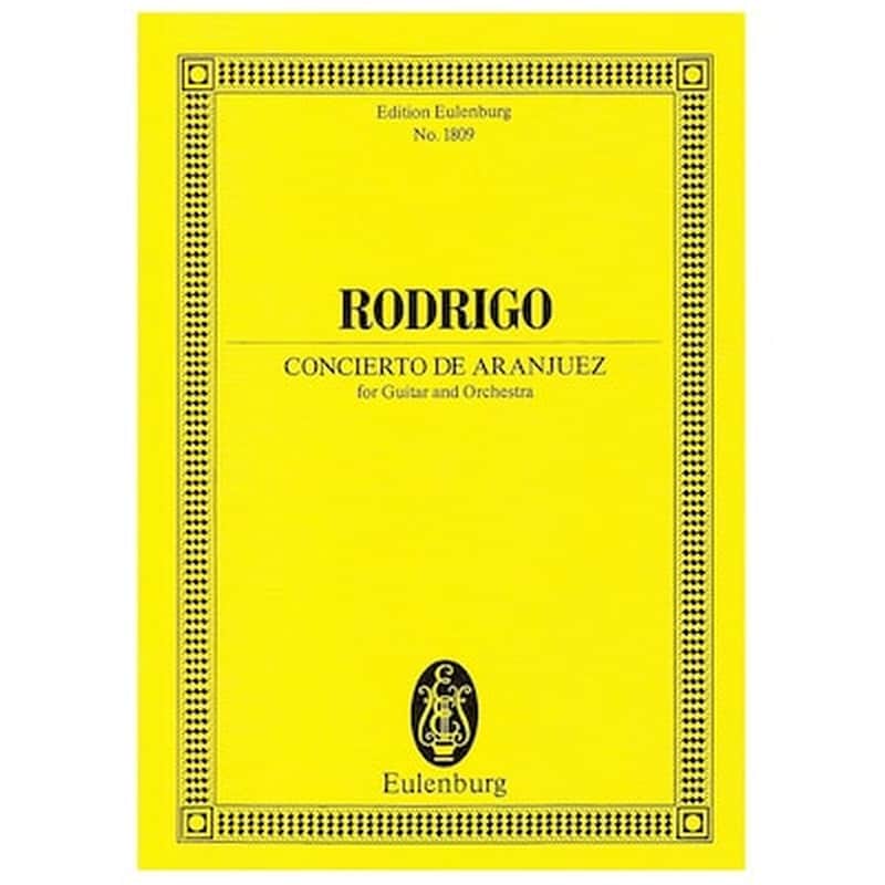 EDITIONS EULENBURG Rodrigo - Concierto De Aranjuez [pocket Score]