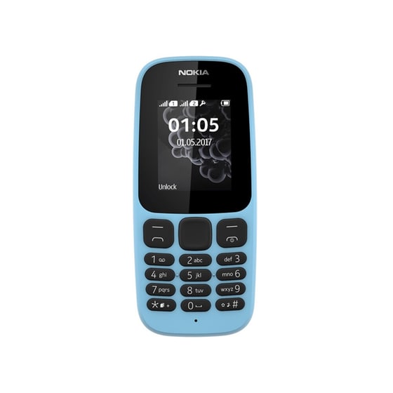 Nokia 105 (2017) Dual Sim Μπλε image 0