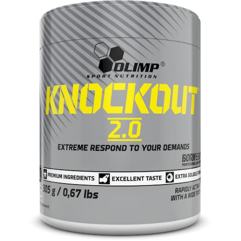 OLIMP Ειδικό Συμπλήρωμα Διατροφής Olimp Knockout 2.0 Citrus Punch - 305gr