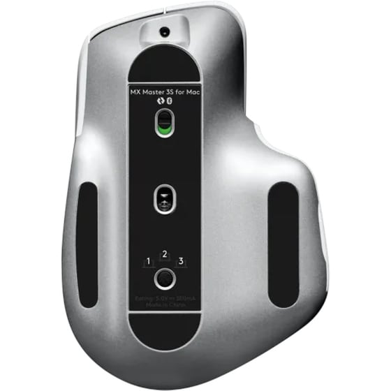 Logitech MX Master 3S for Mac Ασύρματο Εργονομικό Bluetooth Ποντίκι Pale Gray image 2