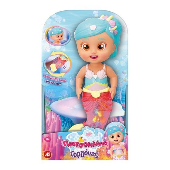 Πλατσουλίνια Shimmer Mermaids Κούκλα Μπάνιου image 11