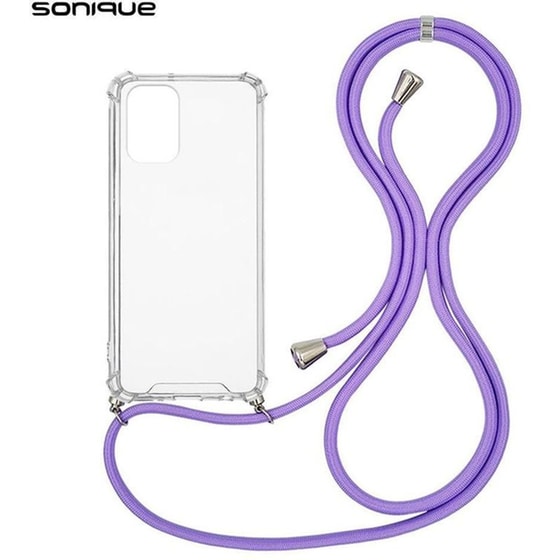 Θήκη Xiaomi Mi 11 - Sonique Armor Clear Με Κορδόνι - Λευκό image 0