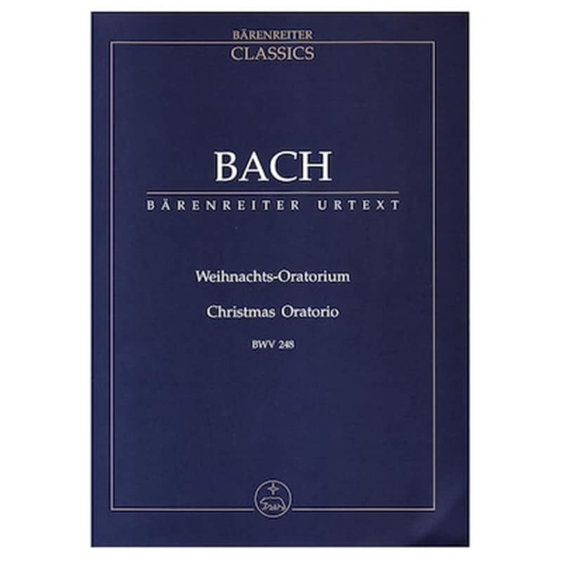BARENREITER Βιβλίο Για Σύνολα Barenreiter Bach - Christmas Oratorio Bwv 248 [pocket Score]