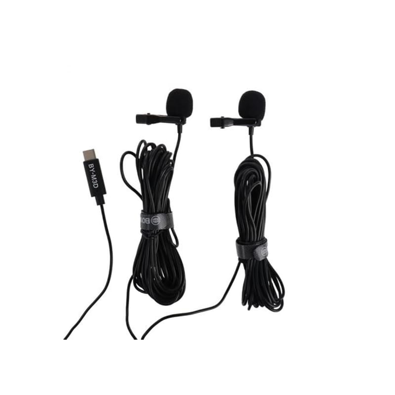 Βoya Duo lavalier BY-M3D - Μικρόφωνο κλιπ - Μαύρο