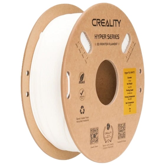 CREALITY Νήμα 3D Εκτυπωτή HYPER PLA 1kg 1.75mm - Λευκό image 0