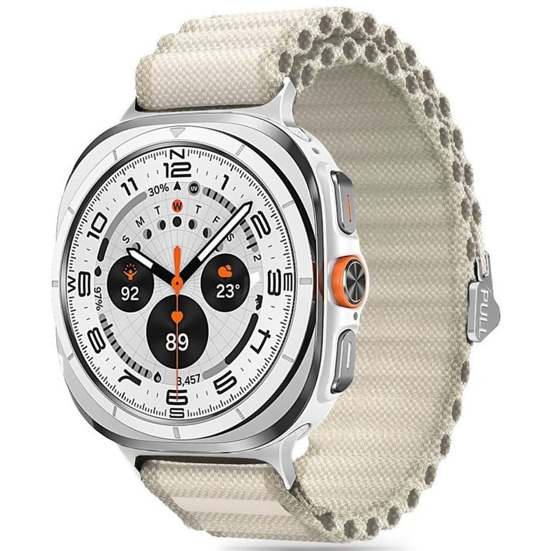 Λουράκι Tech-Protect Silicone Band για Galaxy Watch Ultra 47mm - Crayon White