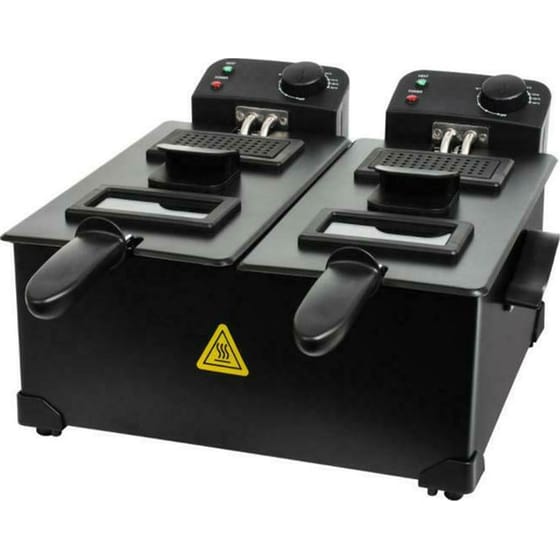 TURBOTRONIC TT-DF2 με Καπάκι 3600 W 6 L Μαύρο Φριτέζα Λαδιού image 1
