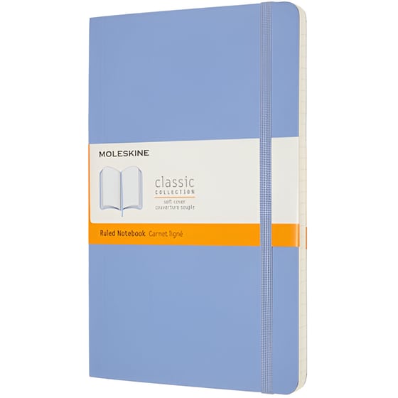 Σημειωματάριο Moleskine Ριγέ Hydrangea Blue Large (1 Τεμάχιο) image 0