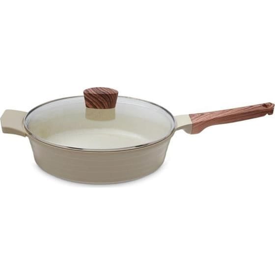 Τηγάνι Σωτέζα IZZY ELEA 225030 28 cm Μπεζ image 0
