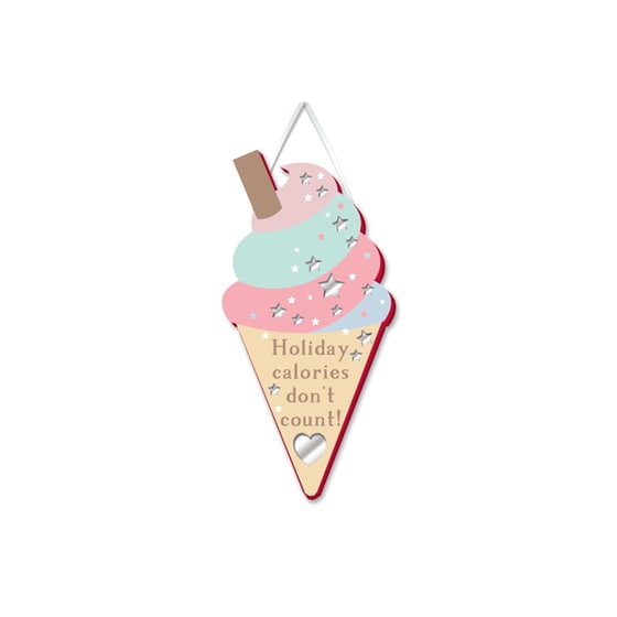 Διακοσμητική Πινακίδα WPL Holiday Calories Don't Count image 0