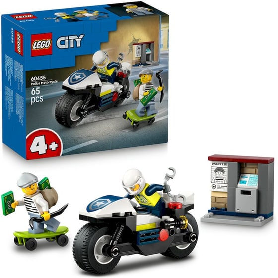 LEGO® City Καταδίωξη με Αστυνομική Μοτοσικλέτα (60455) image 6
