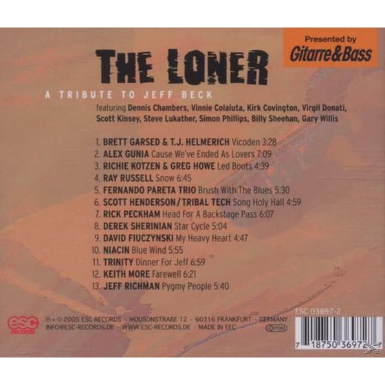 The Loner-A Tribute To Jeff Beck image 1
