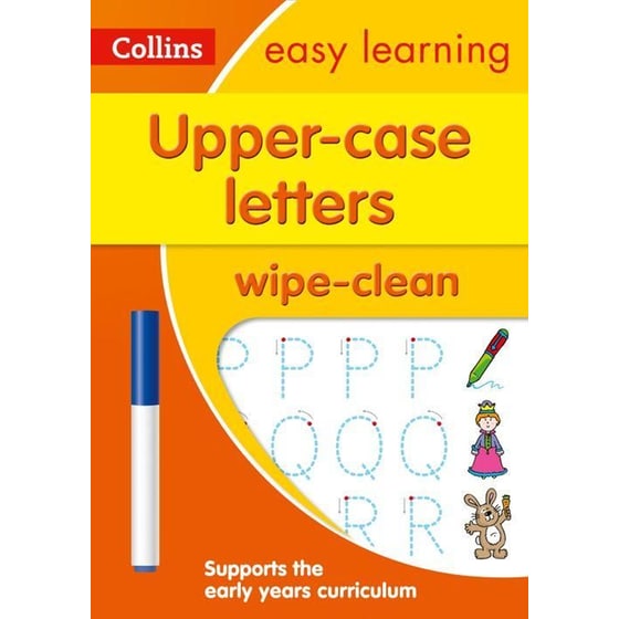 Upper Case Letters Age 3-5 Wipe Clean Activity Book image 0