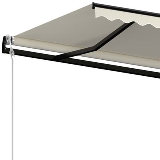 Τέντα Vidaxl Συρόμενη Αυτόματη 450x350cm - Κρεμ image 5
