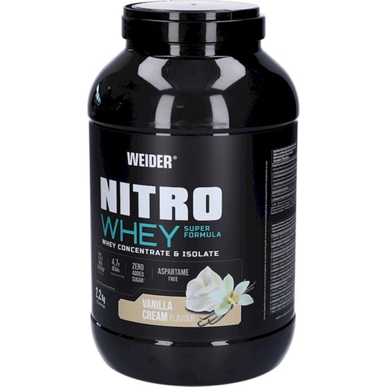Πρωτεΐνη Weider Nitro Whey Super Formula Βανίλια - 2,2kg image 2