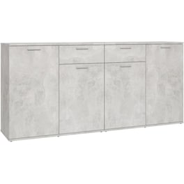 Έπιπλο Τηλεόρασης VidaXL από Μοριοσανίδα 160x36x75cm - Γκρι