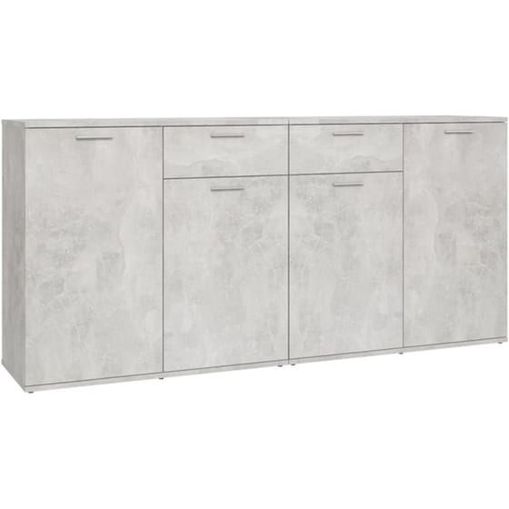 Έπιπλο Τηλεόρασης VidaXL από Μοριοσανίδα 160x36x75cm - Γκρι image 0
