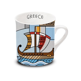 Κούπα Espresso Ancient Greece White Trimere