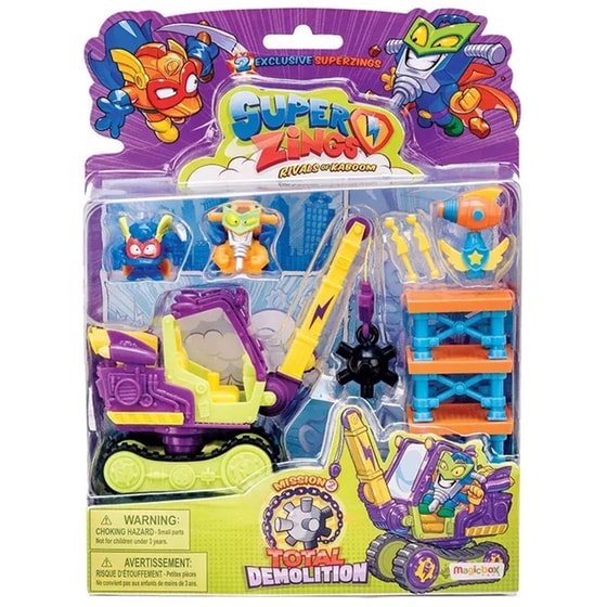 Σετ Φιγούρες Superzings Mission Total Demolition image 0