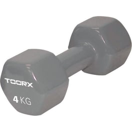 Βαράκι Εξάγωνο 4kg Toorx 10-432-079 Βινυλίου - Γκρι