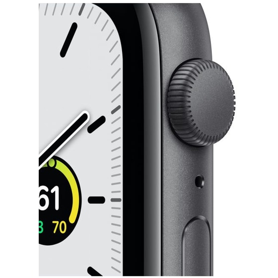 Apple Watch SE Space Grey Aluminium 44mm - Midnight Sport Band image 1