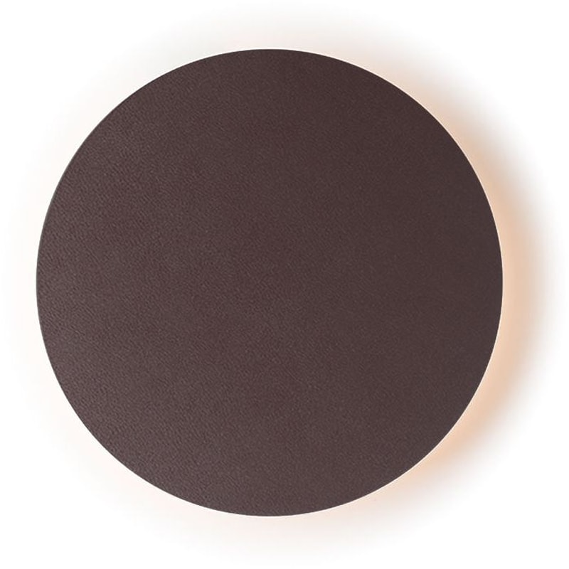 ACA DECOR Απλίκα Τοίχου Led Aca Eclipse Ξύλινη 40x3.8x40 cm - Καφέ
