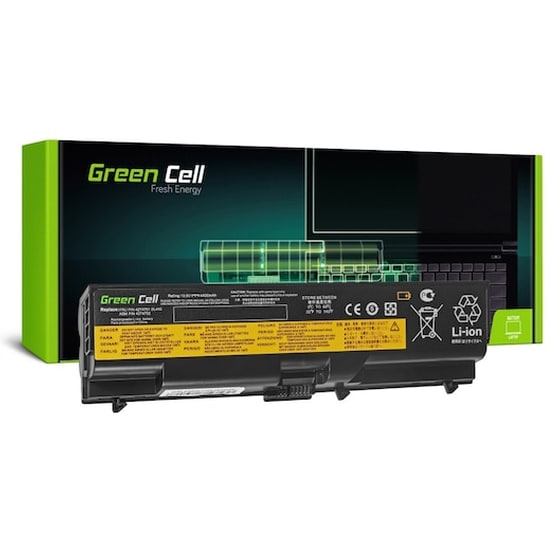 Green Cell Battery For Lenovo Thinkpad T410 T420 T510 T520 W510 / 11,1v 4400mah Le05 image 0