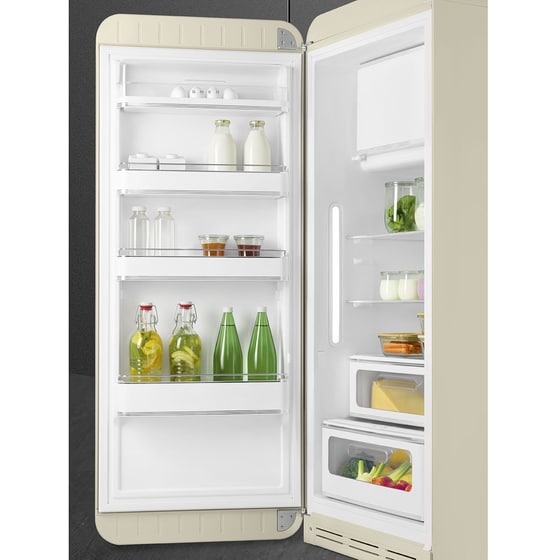 SΜΕG FAB28LCR6 270 Lt Μπεζ Ψυγείο Μονόπορτο image 8