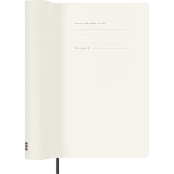Ημερολόγιο Ημερήσιο Moleskine 2025 12M Large Black Soft image 4