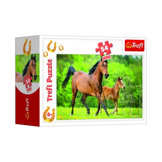 Παιδικό Παζλ Trefl Mini The World Horses (54 Κομμάτια) image 2