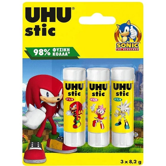 Κόλλα Stick Uhu Sonic 8.2gr (3 Τεμάχια) image 0