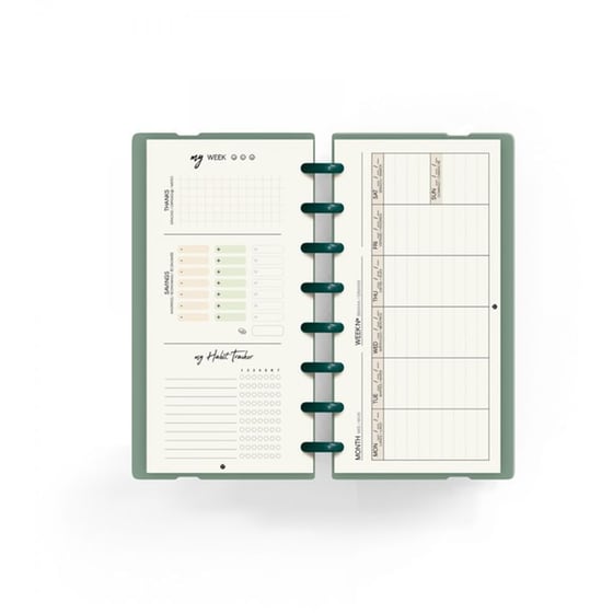 Σημειωματάριο Planner Carchivo Week & Checklist Πράσινο image 4