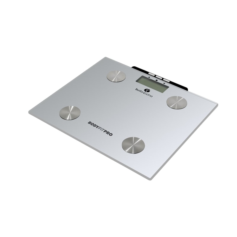 BELLA CUCINA Ζυγαριά Σώματος BELLA CUCINA με Λιπομετρητή BC SCA 6001 Ασημί